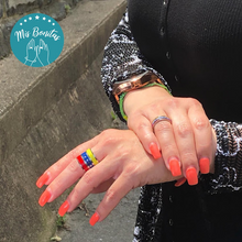 Load image into Gallery viewer, Venezuelan Rings Set - "Trio Ven-6" - Set de Anillos Venezuela (6mm each)