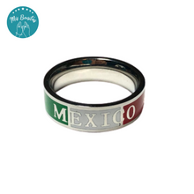 Load image into Gallery viewer, México Ring "I LOVE MEXICO-6" - Anillo "I LOVE MEXICO-6" (6mm)